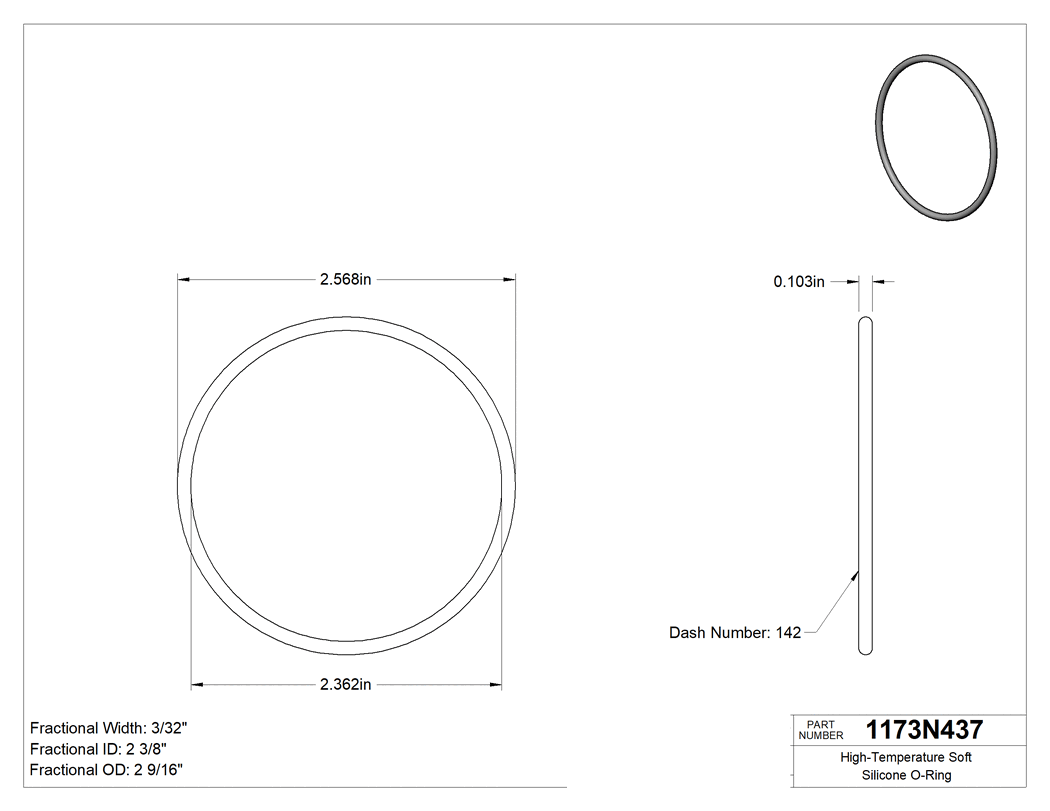 Technical drawing - 1173N437